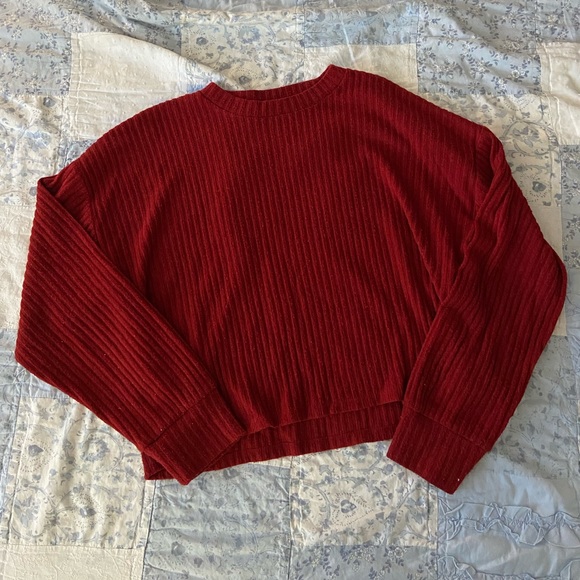 ❌SOLD❌ Aritzia Wilfred Free Red Sweater - Picture 2 of 6